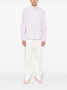 Lanvin Overhemd met krijtstreep - Wit