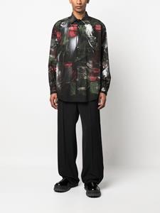 Roberto Cavalli Overhemd met print - Zwart