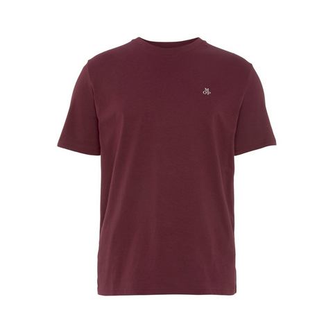 Marc O'Polo Marc OPolo T-Shirt, Logo-T-Shirt, shaped aus Bio-Baumwolle