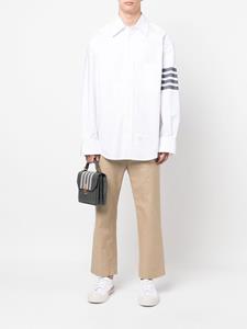 Thom Browne Overhemd met vier strepen - Wit
