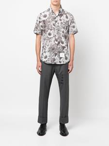 Thom Browne Overhemd met bloemenprint - Grijs