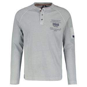 LERROS Henleyshirt, mit Serafinokragen