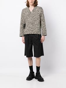 CLOT Overhemd met luipaardprint - Groen