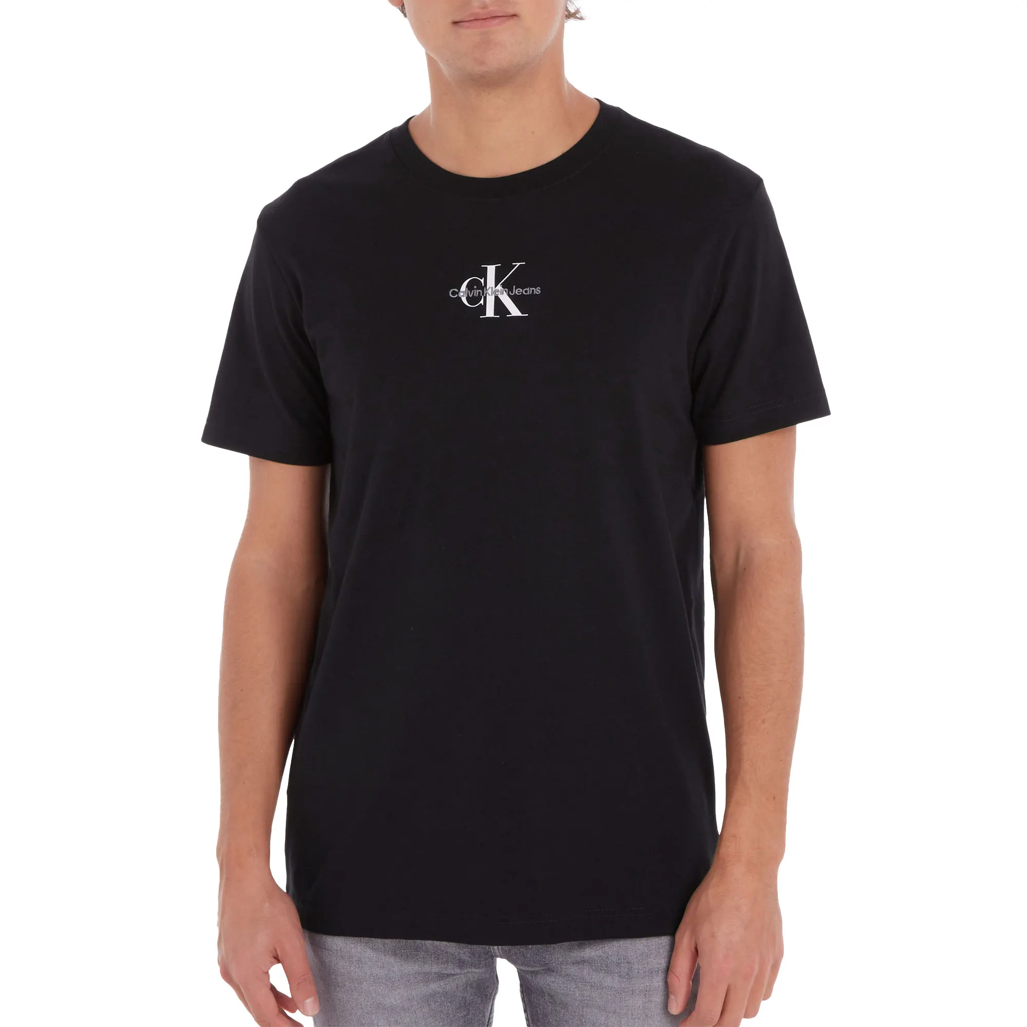 Calvin Klein Jeans Regular fit T-shirt met labeldetail