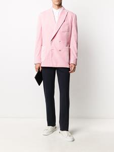 Mackintosh Overhemd met ronde opstaande kraag - Roze