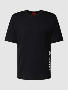 HUGO T-shirt met labelprint