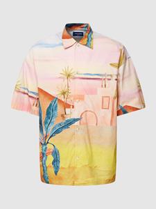 Jack & Jones Kurzarmhemd aprikose (1-tlg., keine Angabe)