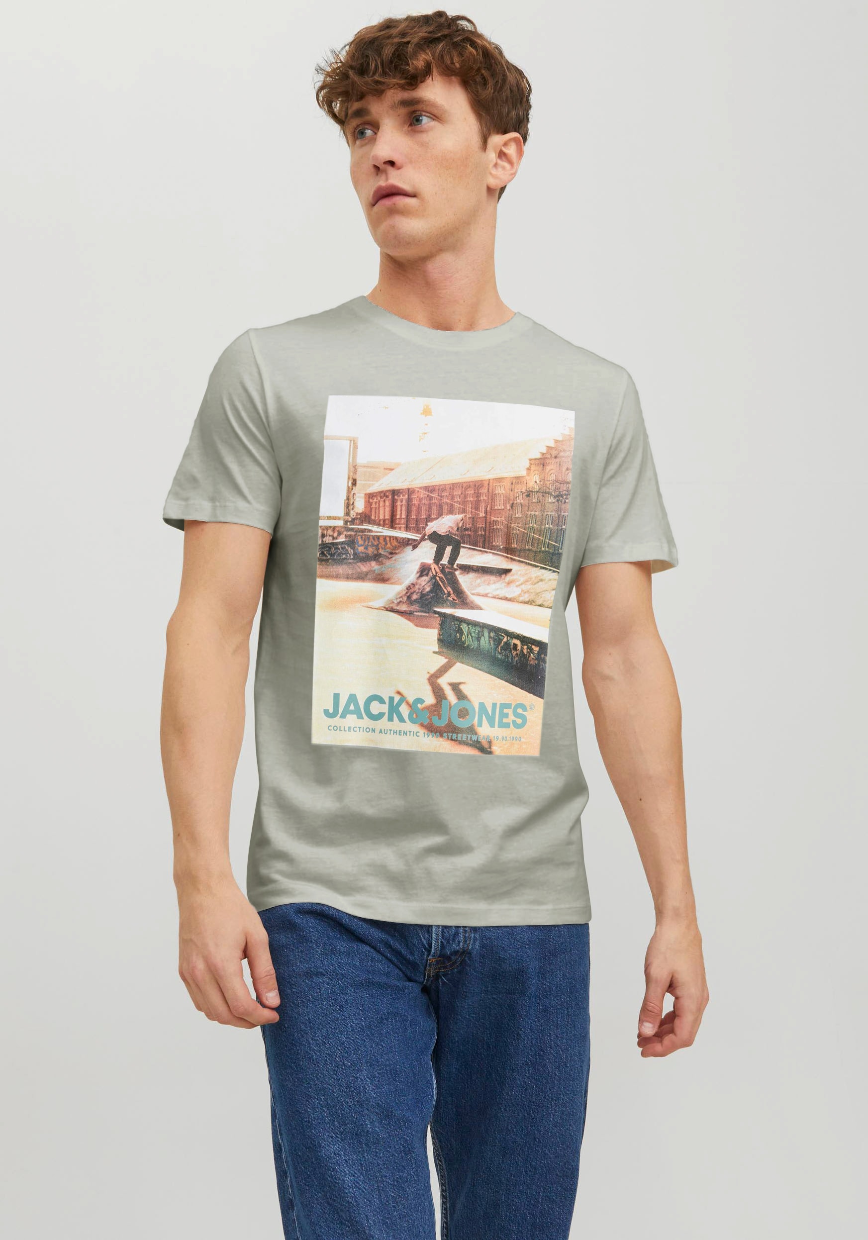 Jack & Jones Shirt met ronde hals JJGEM TEE SS CREW NECK