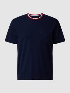 Lacoste Pyjamaoberteil Pyjama-Oberteil mit Kontrastkragen