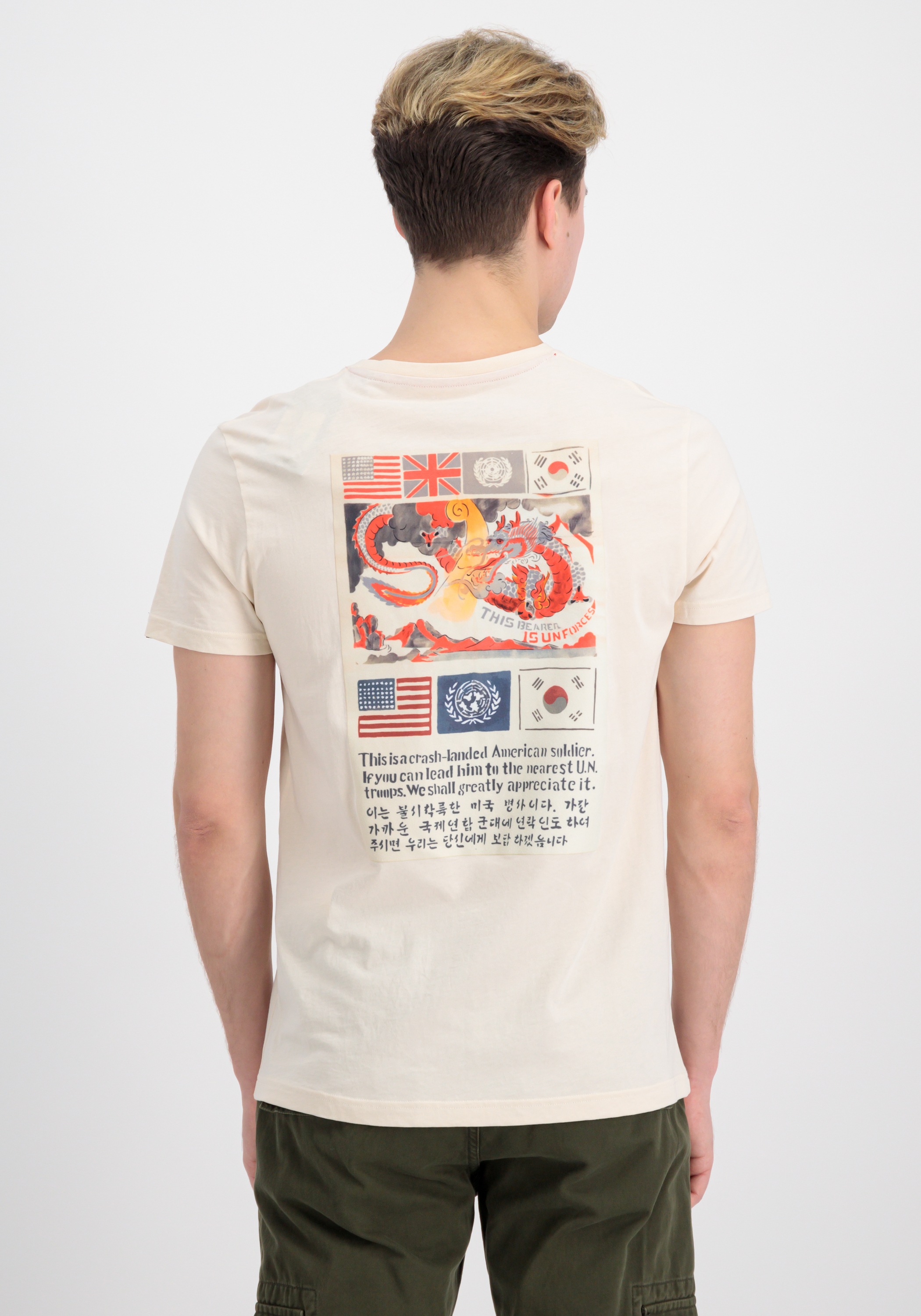 Alpha Industries T-shirt  Men - T-Shirts USN Blood Chit T 2