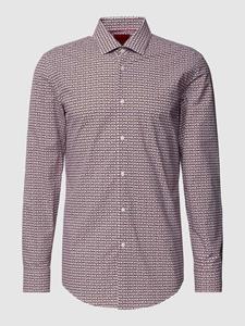 HUGO Vrijetijdsoverhemd met all-over label, model 'Kenno'