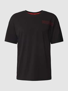 HUGO T-shirt met labelprint, model 'Unite'
