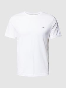 Gant Rundhalsshirt weiß (1-tlg)