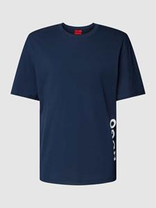 HUGO Relaxed fit T-shirt met labelprint