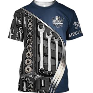 Xiao Xiang Mannen T-shirt Vintage T-shirt Zomer Kleding Gepersonaliseerde Naam Monteur 3d Print Tops 5xl Straat Casual Sport Oversized Trui S