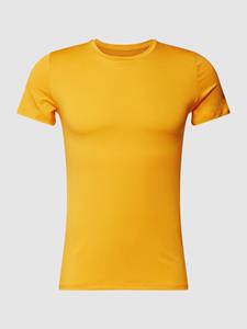 HOM T-shirt in effen design, model 'Tencel'