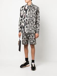 Roberto Cavalli Sweater met jaguarprint - Beige