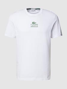 Lacoste Kurzarmshirt T-Shirt gerader Schnitt