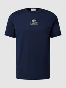 Lacoste T-Shirt T-SHIRT mit Lacoste Print auf der Brust