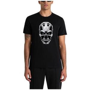 HUGO Langarmshirt schwarz regular fit (1-tlg)