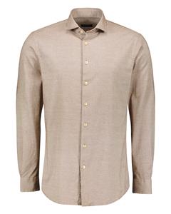 Floris Duetz  Flannel Overhemd Bruin - XL - Heren