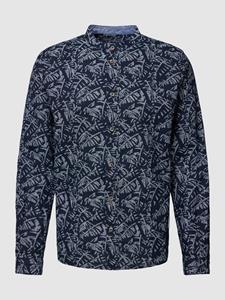 TOM TAILOR Langarmhemd blau (1-tlg)