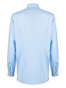 Massimo Alba Overhemd met gespreide kraag - Blauw