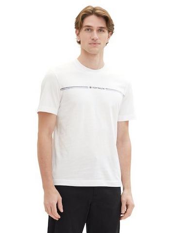 Tom Tailor T-shirt met logo-frontprint