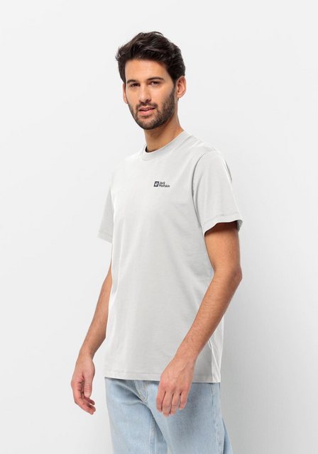 Jack Wolfskin Essential T-Shirt Men Heren T-shirt van biologisch katoen 