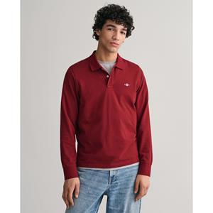 Gant Langarm-Poloshirt Shield Piqué Poloshirt