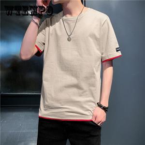 WTEMPO Men's Short-sleeved T-shirt Loose Cotton Half-sleeved T-shirt Summer New Style