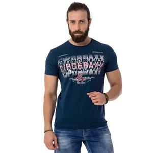 Cipo & Baxx Rundhalsshirt, mit Logo-Frontprint