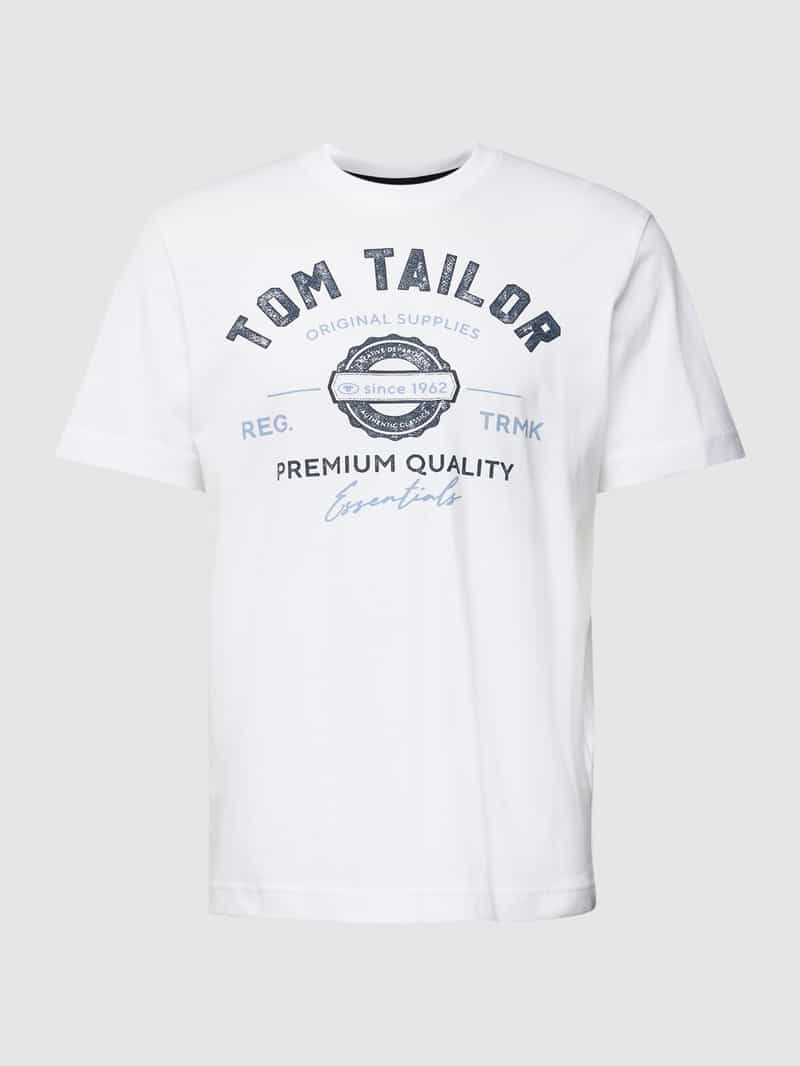 Tom Tailor T-shirt met labelprint