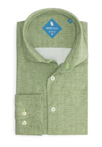 District Indigo Performance Overhemd Chambray Green  