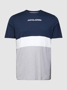 Jack & Jones PlusSize Rundhalsshirt "JJEREID BLOCKING TEE SS NOOS PLS"
