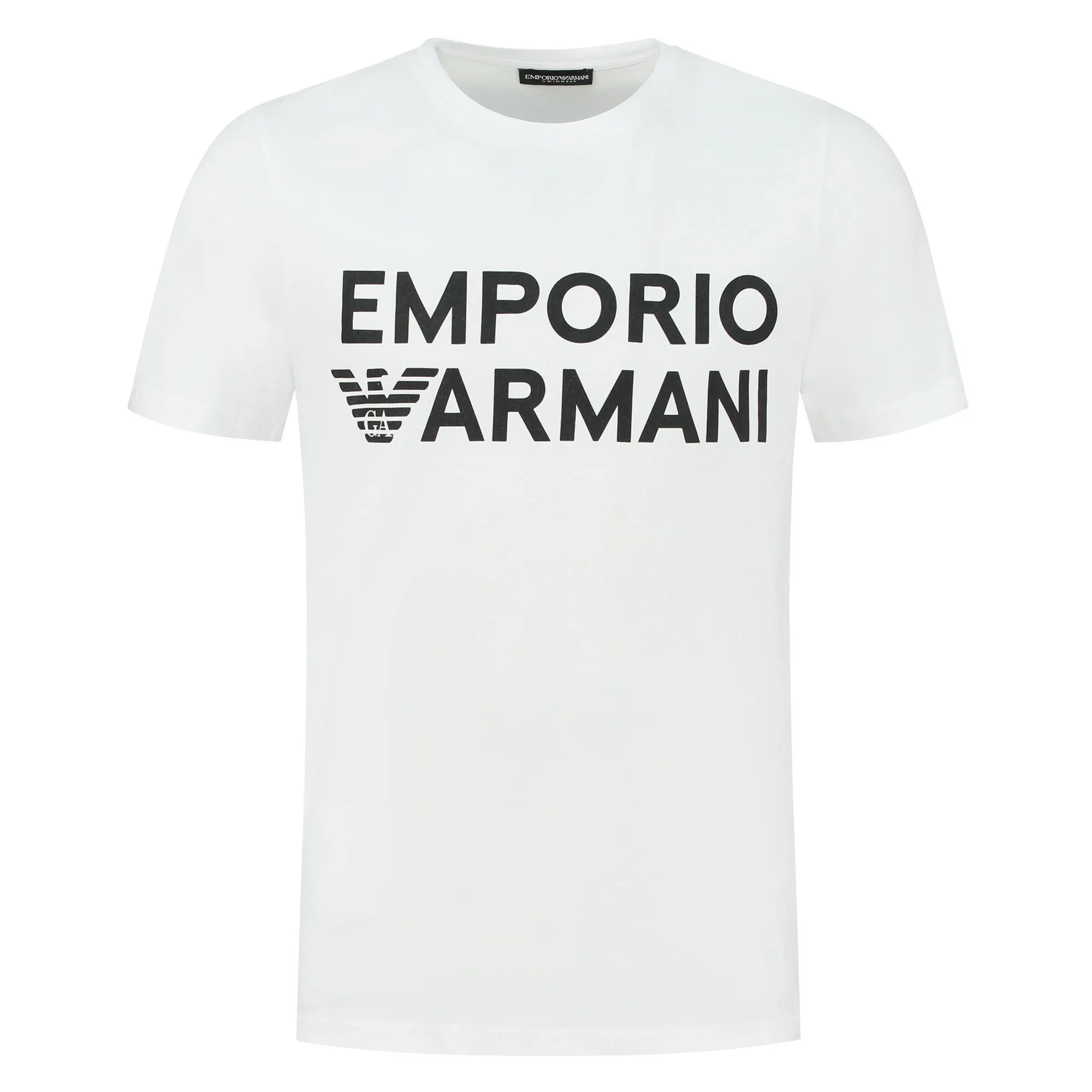Emporio Armani T-shirt met labelprint