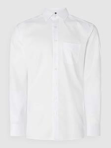 Olymp Regular fit zakelijk overhemd van twill met extra lange mouwen