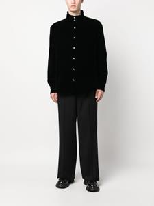 Giorgio Armani Overhemd met hoge hals - Zwart