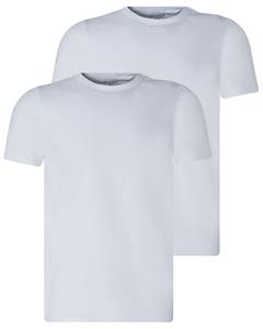 J.c. rags Basic Heren T-shirt KM 2-pack