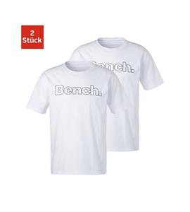 Bench. Loungewear T-shirt met bench-print voor (2-delig)