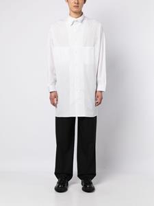 Yohji Yamamoto Overhemd met vlakken - Wit