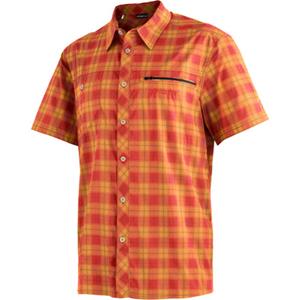 Maier Sports Outdoorhemd "Kasen S/S M", kurzarm Herrenhemd, atmungsaktives Wanderhemd, Karohemd