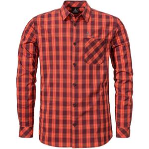 Schöffel Funktionshemd Shirt Sobra rot karriert
