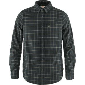 Fjällräven - Övik Flannel Shirt - Overhemd, zwart/grijs
