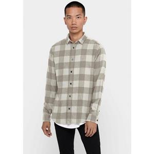 Only & Sons Slim fit vrijetijdsoverhemd met ruitjes