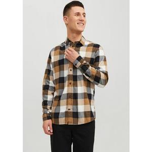 Jack & Jones Geruit overhemd JJEBUFFALO TWILL SHIRT LS SN