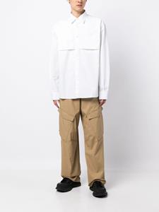 VTMNTS Overhemd met stormklep - Wit
