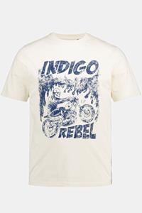 JP1880 T-Shirt T-Shirt Basic Halbarm V-Ausschnitt Flammjersey