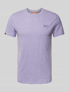 Superdry T-shirt in gemêleerde look, model 'Vintage Logo'