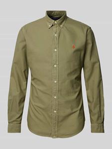 Polo Ralph Lauren Slim fit vrijetijdsoverhemd met logostitching